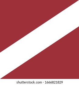 square icon, flag of latvia