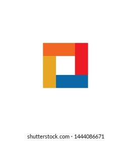 Square icon logo design inspiration vector template
