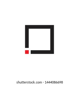 Square icon logo design inspiration vector template