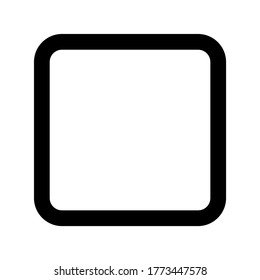 square icon or logo isolated sign symbol vector illustration - high quality black style vector icons
