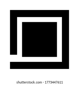 square icon or logo isolated sign symbol vector illustration - high quality black style vector icons
