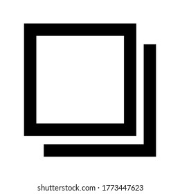 square icon or logo isolated sign symbol vector illustration - high quality black style vector icons
