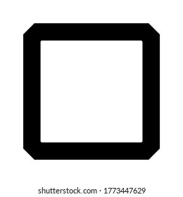 square icon or logo isolated sign symbol vector illustration - high quality black style vector icons
