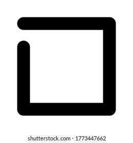 square icon or logo isolated sign symbol vector illustration - high quality black style vector icons
