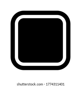 square icon or logo isolated sign symbol vector illustration - high quality black style vector icons
