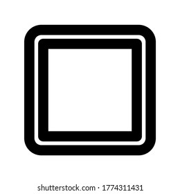 square icon or logo isolated sign symbol vector illustration - high quality black style vector icons
