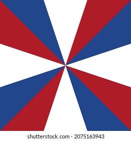 square icon. netherlands naval jack flag. vector illustration
