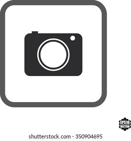 Square icon set camera. Vector illustration