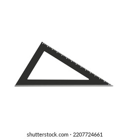 Square Icon Silhouette Illustration. Tool Vector Graphic Pictogram Symbol Clip Art. Doodle Sketch Black Sign.