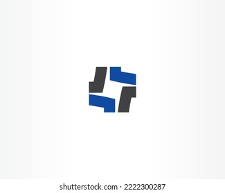diseño de logotipo de marca de vector de icono cuadrado