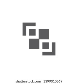 square icon vector illustration design template