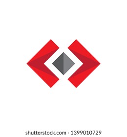 square icon vector illustration design template