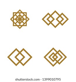 square icon vector illustration design template