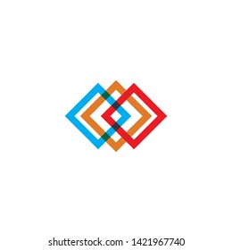 square icon vector illustration design template Vector