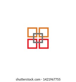 square icon vector illustration design template Vector