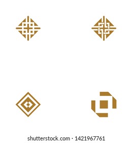 square icon vector illustration design template Vector