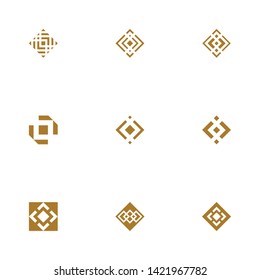 square icon vector illustration design template Vector