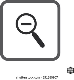 Square icons  zoom. Vector illustration