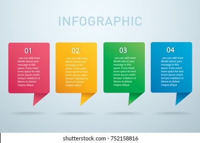 
square info graphic Vector template with 4 options. Can be used for web, diagram, graph, presentation, chart, report, step by step infographics. Abstract background 