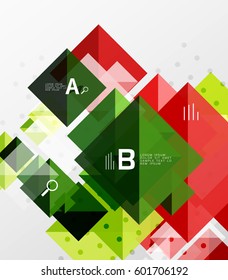Square infographic banner. Vector template background for workflow layout, diagram, number options or web design