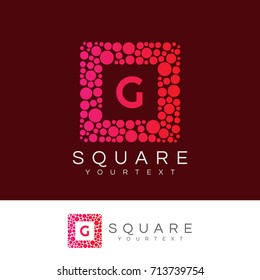 square initial Letter G Logo design

