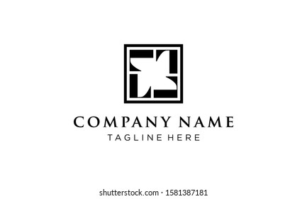 Square Initial Letter L Logo Design Inspiration