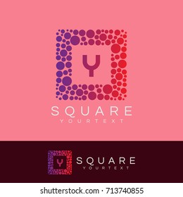 square initial Letter Y Logo design
