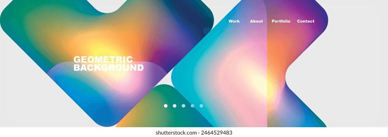 Square internet web page design template. Vector Illustration For Wallpaper, Banner, Background, Card, Book Illustration, landing page