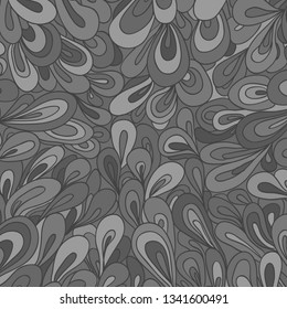 Square intricate pattern. Hand drawn mandala on isolated background. Design for spiritual relaxation for adults. Doodle for work. Black and white illustration