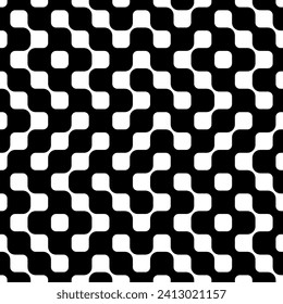 square Irregular maze stripe of Repeating Pattern vector, abstract lines seamless patterns.