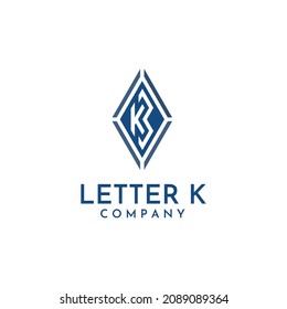 Square K letter logo vector, perfect to use for any business and industry.