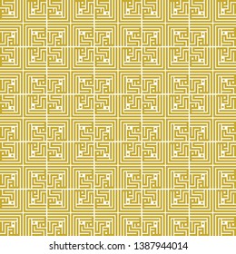 Square kufic Islamic calligraphy four sentences in square with  white background that mean Allah is the Greatest