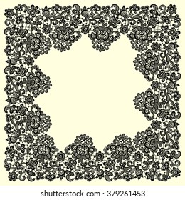Square Lace Frame,