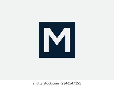 Square letter logo design, Letter box symbol vector. iconic letter logo. square letter symbol. lettering monogram