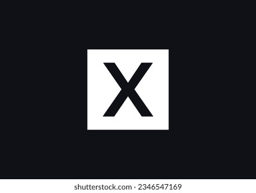 Square letter logo design, Letter box symbol vector. iconic letter logo. square letter symbol. lettering monogram