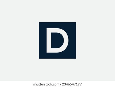 Square letter logo design, Letter box symbol vector. iconic letter logo. square letter symbol. lettering monogram