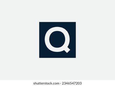 Diseño de logotipo de letras cuadradas, vector de símbolo de caja de letras. logotipo de la carta icónica. símbolo de letra cuadrada. monograma de letras