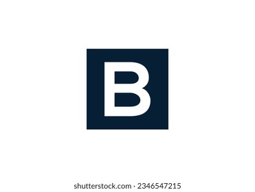 Square letter logo design, Letter box symbol vector. iconic letter logo. square letter symbol. lettering monogram