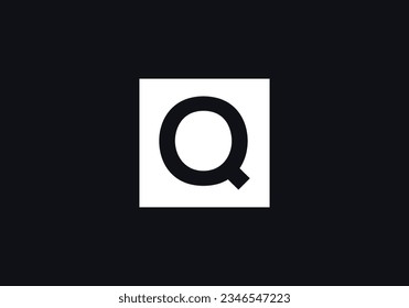 Square letter logo design, Letter box symbol vector. iconic letter logo. square letter symbol. lettering monogram