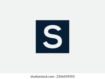 Square letter logo design, Letter box symbol vector. iconic letter logo. square letter symbol. lettering monogram