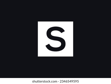Square letter logo design, Letter box symbol vector. iconic letter logo. square letter symbol. lettering monogram