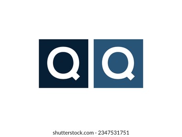 Square letter logo design, Letter box symbol vector. iconic letter logo. square letter symbol. lettering monogram