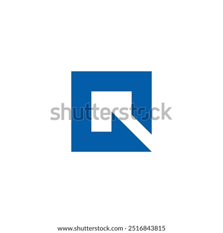 Square Letter Q logo design vector template