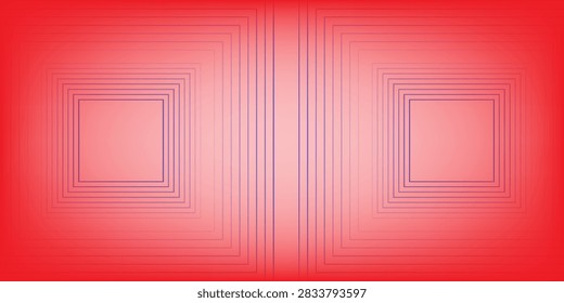 Square light tunnel for your backgrounds.Bright vibrant dots. laser illumination. Green colors.