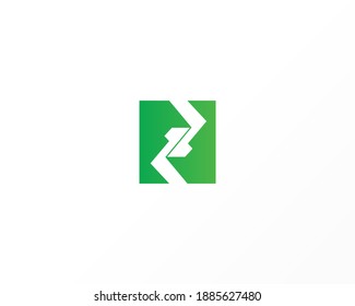 Square and line logo vector illustration design template