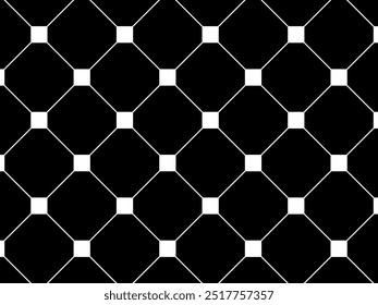 Square and Line Motif Pattern, can use for Decoration, Wallpaper, Background, Carpet, Tiles, Fashion, Fabric, Bed Cover, Wrapping and Graphic Design Element. Vector Illustration