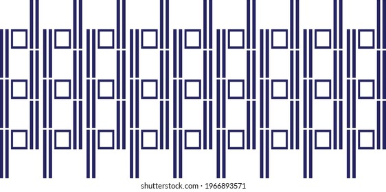 square and line pattern Blu color