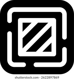 Square Line vector Icon Design