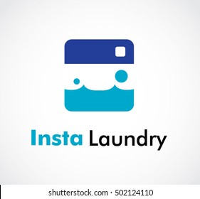 Square liquid of water abstract vector and logo design or template fresh business icon of company identity symbol concept