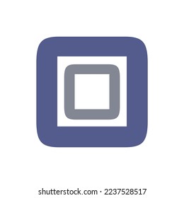Plantilla de icono de logotipo cuadrado 6
